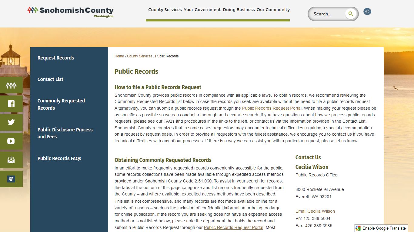 Public Records | Snohomish County, WA - Official Website